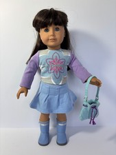 American Girl Doll Just Like You 14 7 JLY Truly Me Blue Eyes Bangs Meet Outfit