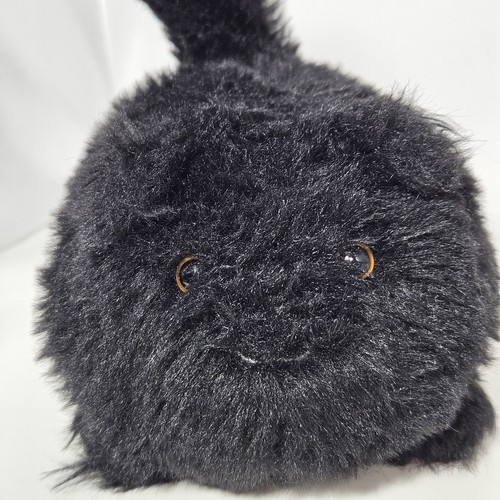 Jellycat Caboodle Black Cat Kitten Stuffed Plush Lovey Bean Bag 5” Retired - Picture 2 of 8