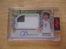 Cayden Boozer 2025 Leaf Trinity  1/1 PATCH AUTO Rookie 1/1  Duke Blue Devils