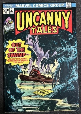 Uncanny Tales #2 1974 Carl Burgos & John Romita  Marvel Bronze Age Horror VF+