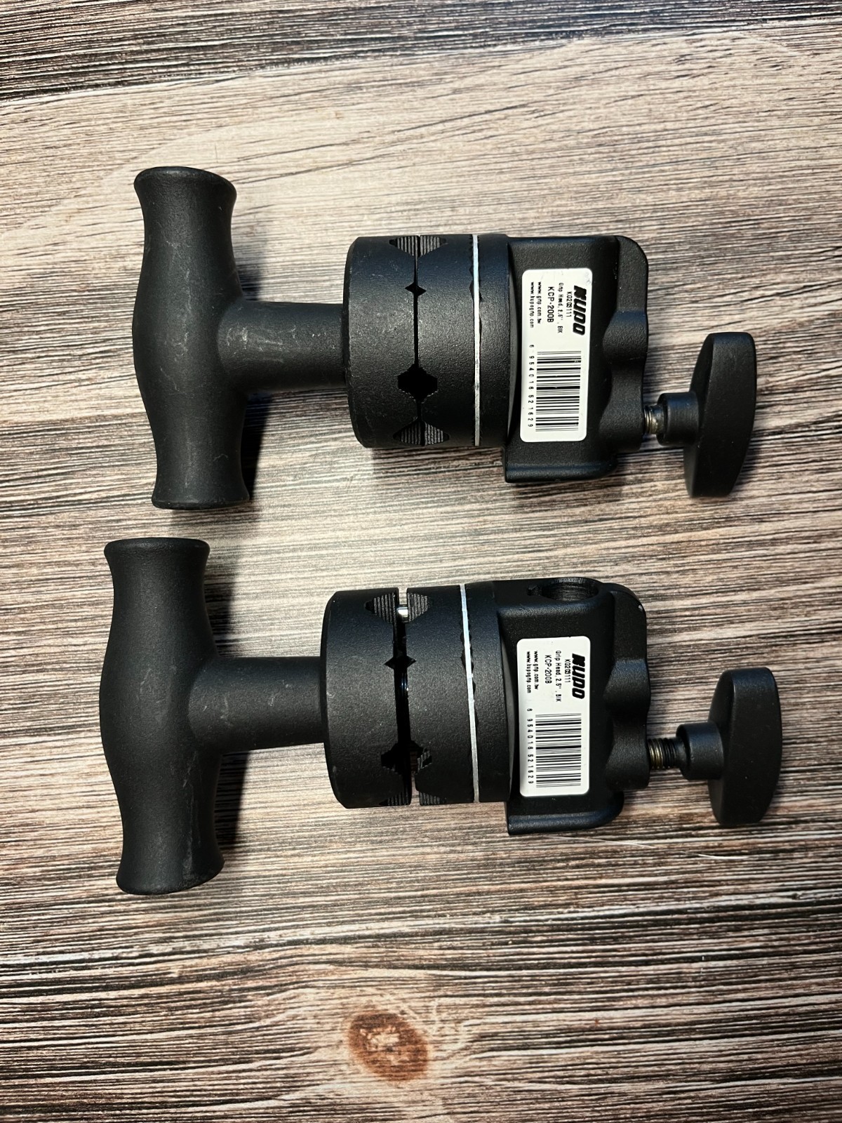 Kupo 2-1/2in Grip Head with Big Handle - Black SET OF TWO