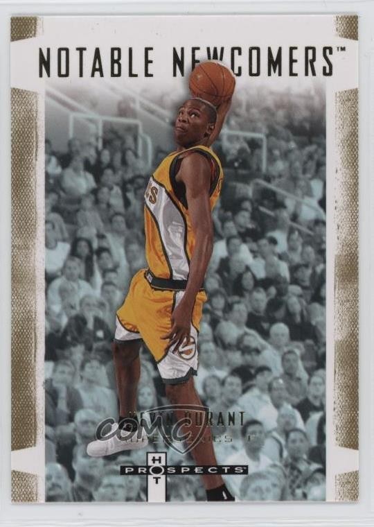 2007-08 Fleer Hot Prospects Notable Newcomers Kevin Durant #NN-1 Rookie RC 4ib