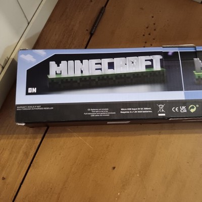 Minecraft Logo Light, NIB