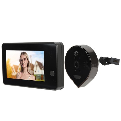 Bezprzewodowa przeglądarka drzwi Peephole wideo dzwonek do drzwi kamera 1080P 4,3 cala LCD Motion De FY - Zdjęcie 3 z 22
