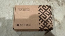New, MikroTik hEX S RB760IGS 5-Port Ethernet Gigabit Router.
