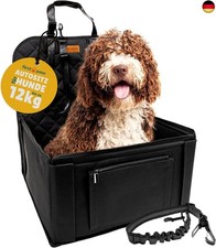 FIRSTPAW Hunde Autositz für Kleine bis Mittlere Hunde - Hundesitz Auto Rückbank 