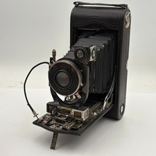 Kodak 3A Autographic Special Model B Folding Camera c.1910's Untested Wollensak