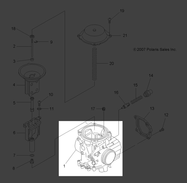 Atv Side By Side Utv Parts Accessories Intake Fuel Systems Polaris Hawkeye 300 Carburetor 06 11 Carb Guam Usedcars Com