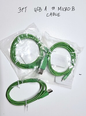 3FT USB A to Micro B USB Data Charger Cable