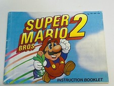 Nintendo NES SUPER MARIO BROS 2 Manual Only FREE SHIPPING Circle Seal