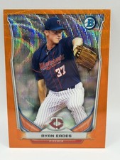 2014 Bowman Prospects Chrome Orange Wave Refractor Ryan Eades #BCP8 Twins NM