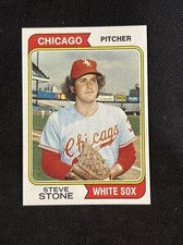 1974 Topps #486 Steve Stone - Mint WRONG BACK Red Sox Team Card - RARE *87