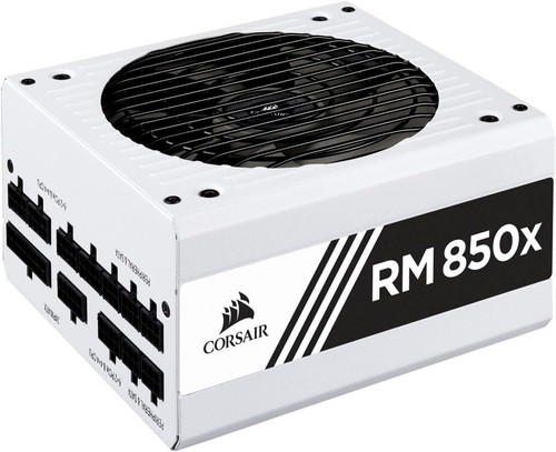CORSAIR RMX White Series RM850x, 850 Watt, 80+ Gold Certified, Power Supply
