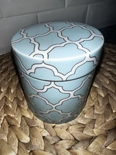 Rosanna Ceramics Alhambra Trinket Box w/ Lid 1960s Revival Style Moorish