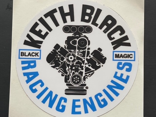 Re Engine Sticker VRHTF NHRA KEITH BLACK RACING ENGINES 4