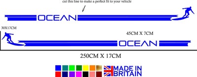 T6 California Ocean individueller Aufkleber für Camper & Vans