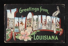 1941 Large Letter Greetings Lancaster County Seed Co. Paradise PA New Orleans LA