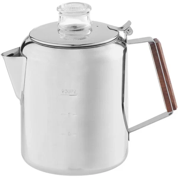 Fox Run 2-9 Cup Stainless Steel Stovetop Percolator - Thumbnail 2
