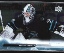 2022-23 UD Clear cut Kaapo Kahkonen #H1R4E