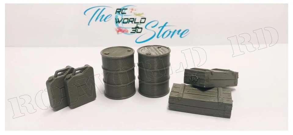 ACCESSORIE PACK for WPL or Similar MINI Scale Deco. RC Truck/Military/Diorama - Image 4 of 4