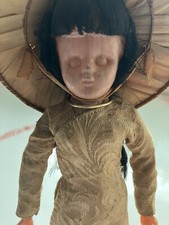 RARE Beautiful Antique Celluloid Vietnamese Doll