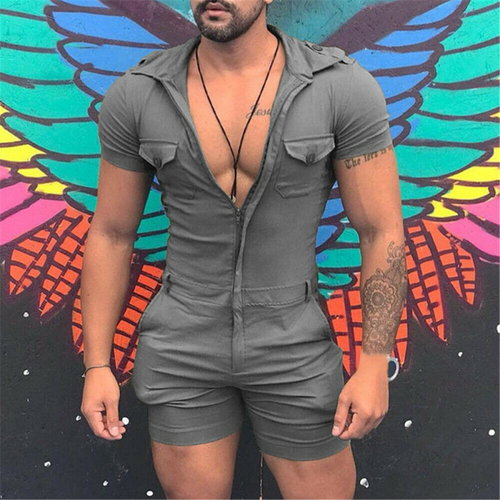 Mens Solid Color Slim Fit Tracksuit 