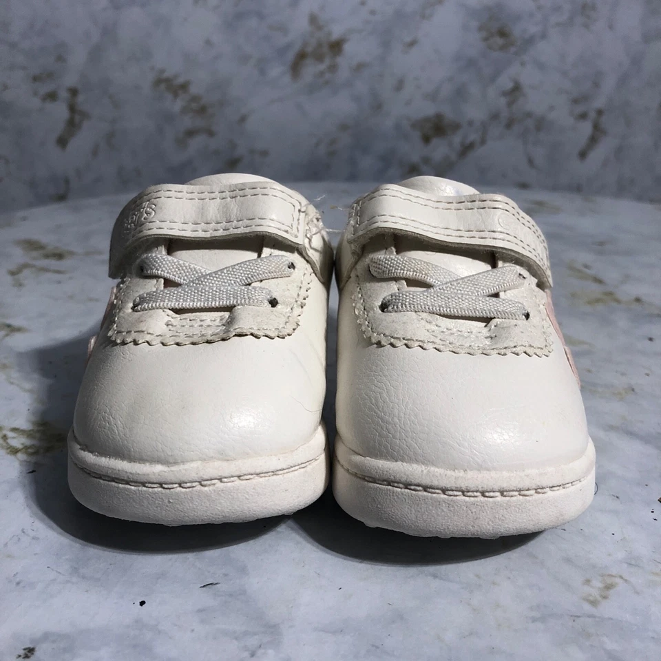Zapatos deportivos Carter para niños pequeños jóvenes talla 3M blancos rosas cómodos informales bajos Foto 2 de 4