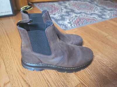 Dr. Martens Embury Chelsea Boots mens brown pull on size 13 punk grunge comfy Dr. Martens Embury Chelsea Boot - Dark Brown | Journeys main image 3