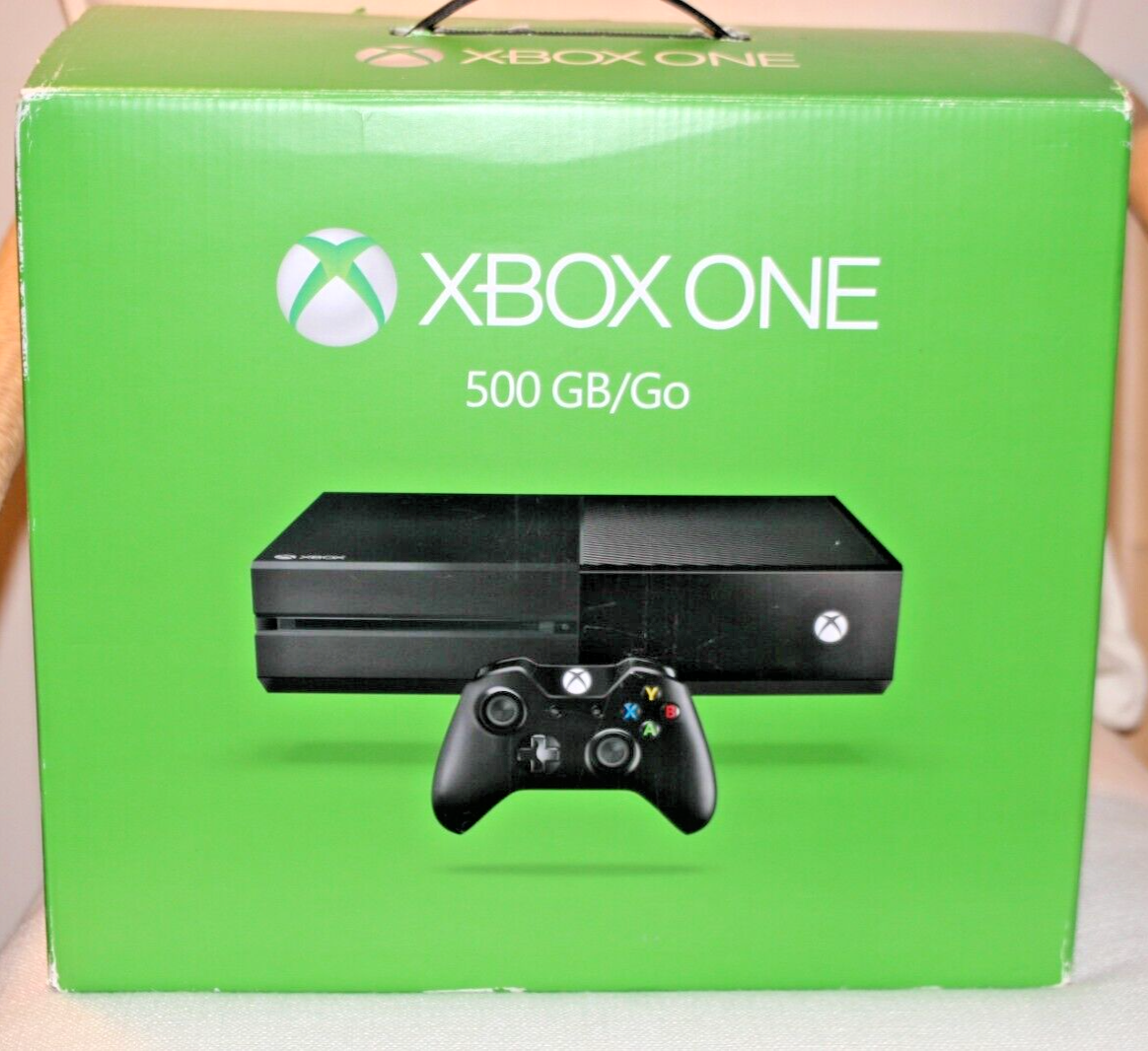 Microsoft Xbox One 500GB Model 1540 With Box 2 Controllers