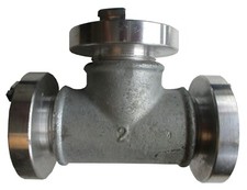 T-Stück 2" Verteiler mit Kupplungen Storz C, THW, Feuerwehr, 7035.621