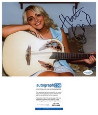 ‘HunterGirl’ Country Singer Signed Autograph 8x10 Photo ACOA American Idol