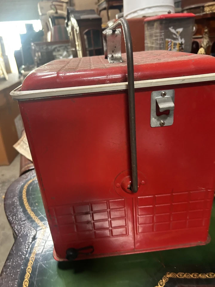 Vintage Original Coca-Cola cool box, ice box ‘Coca Cooler’ rare piece - Image 2 of 4