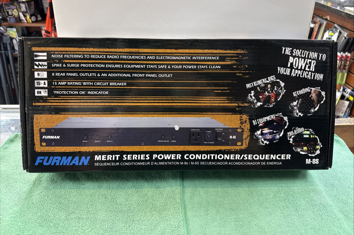 Furman M-8S 15A Power Conditioner with Power Sequencing for sale