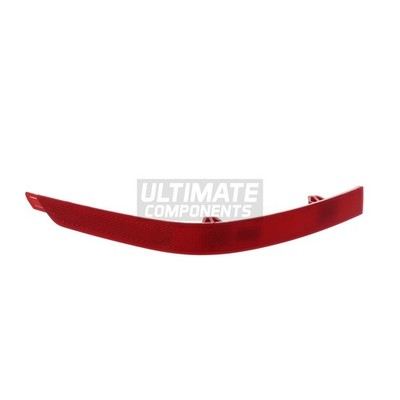 VW Caravelle T6.1 MPV 2019-2022 Red Plastic Rear Bumper Reflector Passenger Side