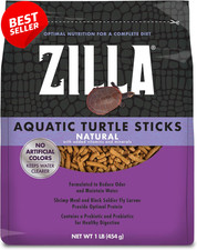 Aquatic Turtle Food Sticks Floating Natural Vitamin Mineral 1 lb Bag - US