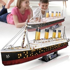 Titanic Modellbausatz Titanic Schiff beleuchtet historisch berühmt für Kinder