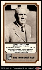 1975 Fleer HOF #8 Jimmy Conzelman HOF 3 - VG