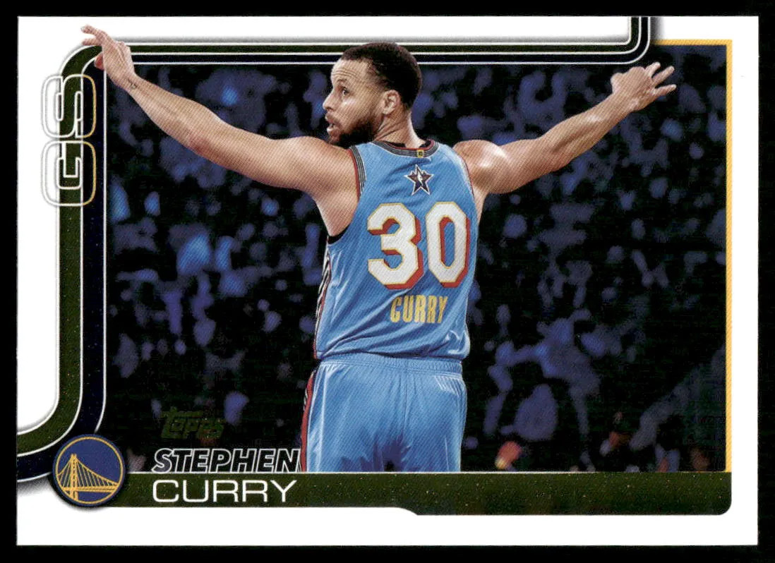 Stephen Curry 2025 Topps #135 Golden Mirror SSP