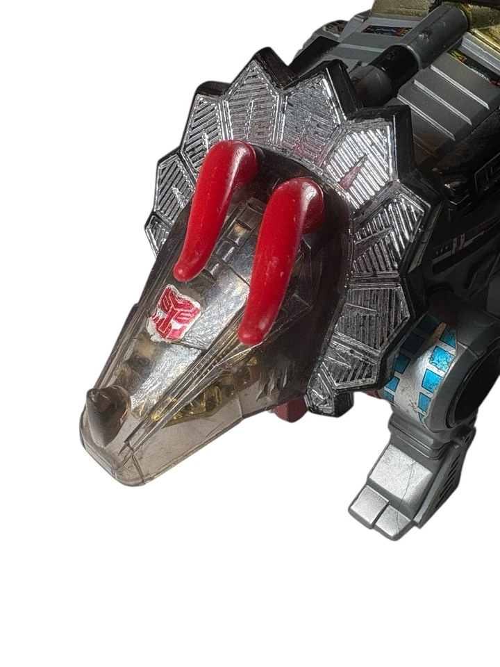 VTG 1985 Takara Transformers G1 Dinobot Slag Triceratops Action Figure AS IS - Image 2 of 4