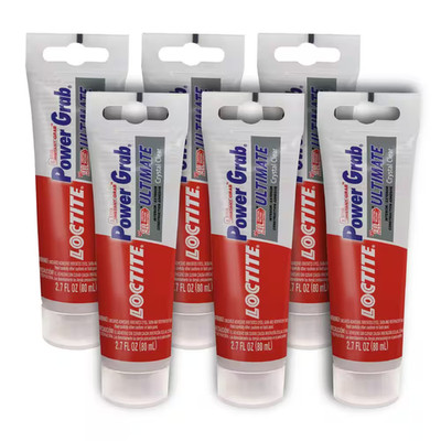 Power Grab Ultimate Instant Grab 2.7 Oz. SMP Construction Adhesive Crystal Clear