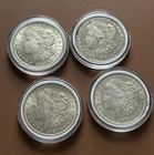 Lot of 4 - 1921 Morgan Dollars, 90% Silver!