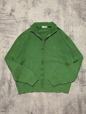 Cárdigan Carolina Herrera Verde Cremallera Completa Hombre Talla L