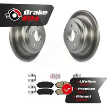 Rear Coat Brake Rotor Ceramic Pad Kit For 2004-2007 Subaru Impreza Outback Sport