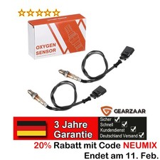2x Lambdasonde vor + Nach Kat für Audi A3 8L A4 A8 Seat Skoda Fabia 6Y VW Golf 1