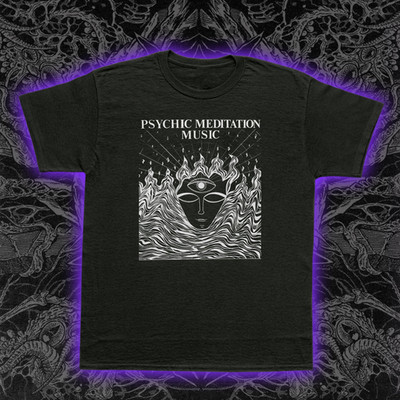 Master Wilburn Burchette Psychic Meditation Music T-Shirt Psychedelic S-5XL