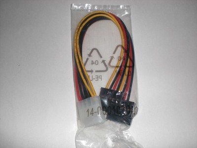 ASUS 14-000107040 SATA POWER CABLE 4 PIN TO SATA X2