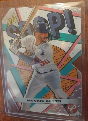 2023 Topps Pristine Mookie Betts #OS-10 Oh Snap! Insert Die Cut Dodgers NM
