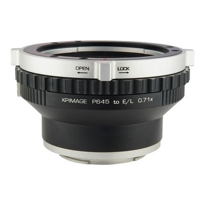 XPIMAGE 0.71X Speed Booster Lens Mount Adapter for Pentax 645 to Leica L Camera