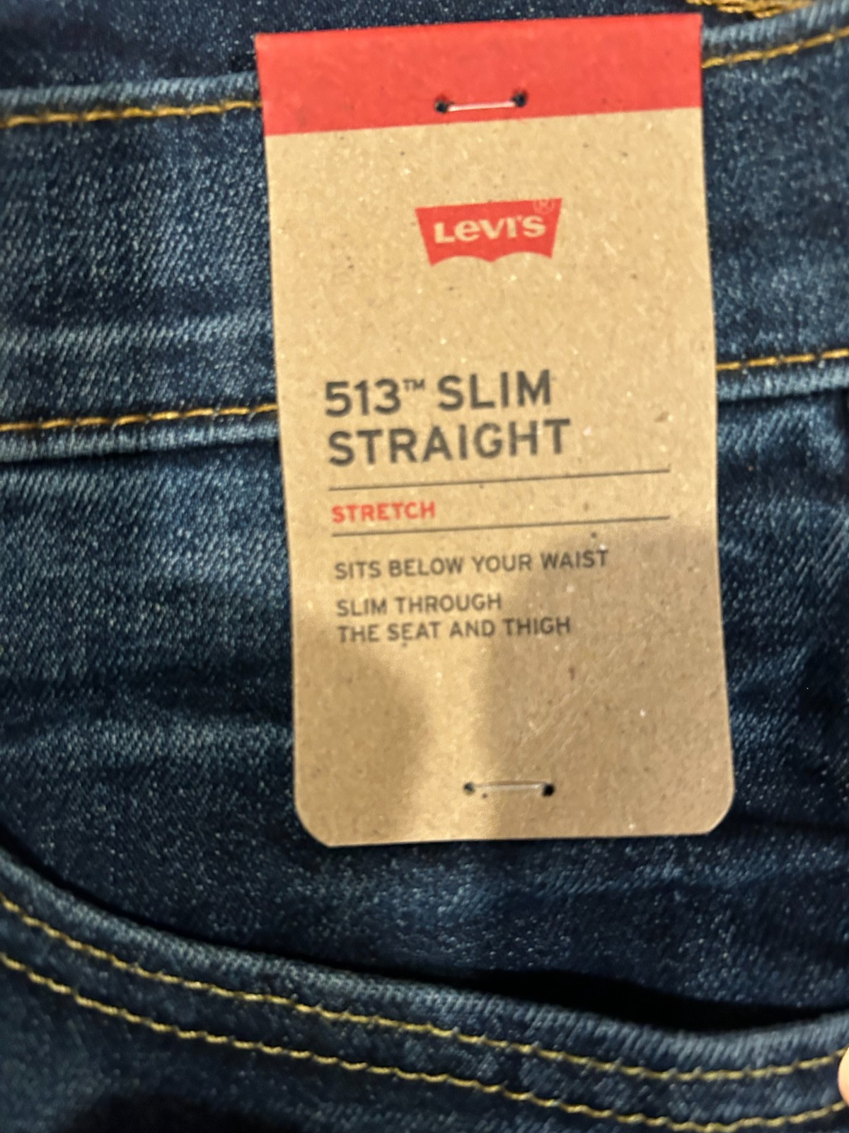 Levi's 513 Slim Straight Blue Jeans W/ Stretch Men's Sizes RT$59.5 NWT 0934 D3 thumbnail 5