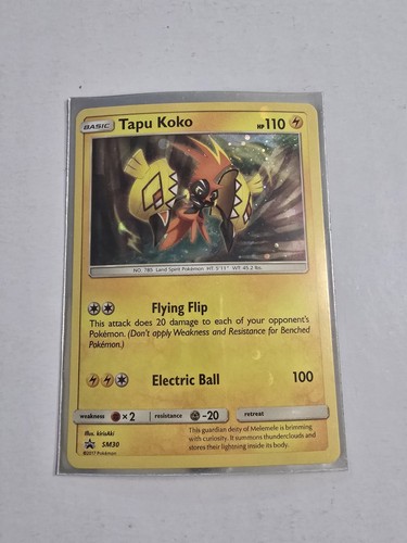 Tapu Koko - SM30 - Pokemon Sun & Moon Promo Holo Rare Card NM